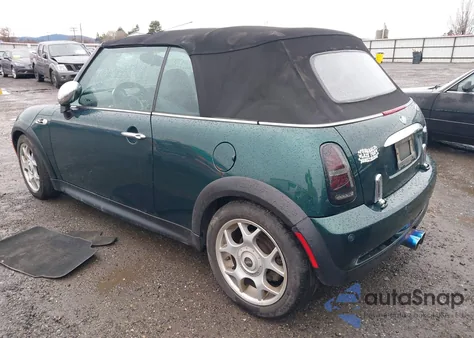 2008 Mini Cooper S z USA, uszkodzony, nr VIN WMWRH33528TU81191